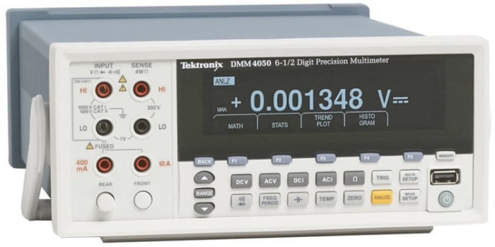 Tektronix DMM4050 Bench Digital Multimeter, True RMS, 10A ac Max, 10A dc Max, 1000V ac Max - UKAS Calibrated