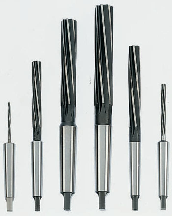 HSS LH spiral flute reamer,5/8in dia M/T
