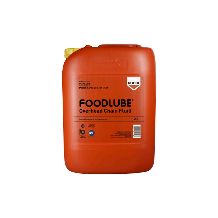 Lubrifiant Rocol Foodlube® Overhead Chain Fluid, Bidon 20 l, NSF