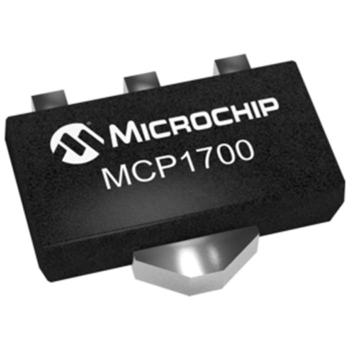 MCP1700T-3302E/MB Microchip | Microchip MCP1700T-3302E/MB, Voltage ...