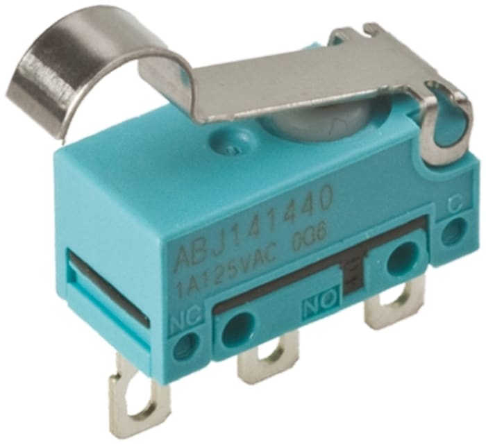 Panasonic Simulated Roller Lever Micro Switch, Solder Terminal, 1 A @ 30 V dc, SP-CO, IP50