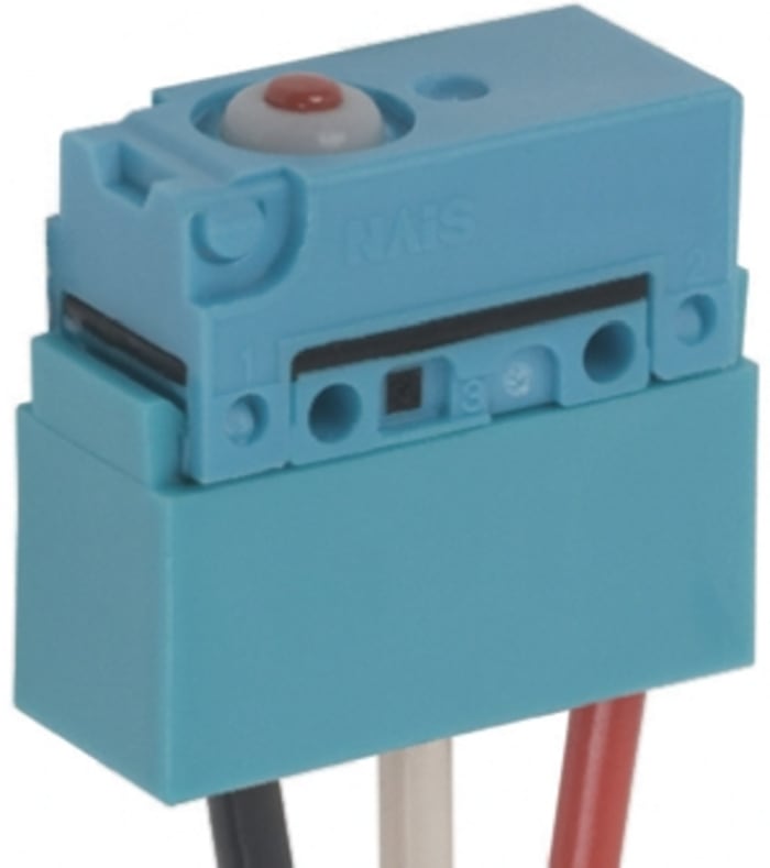 Microrupteur à bouton poussoir Panasonic, Précâblé, 1 RT, 0,1 A
