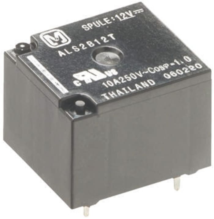 Panasonic PCB Mount Non-Latching Relay, 24V dc Coil, 10A Switching Current, SPDT