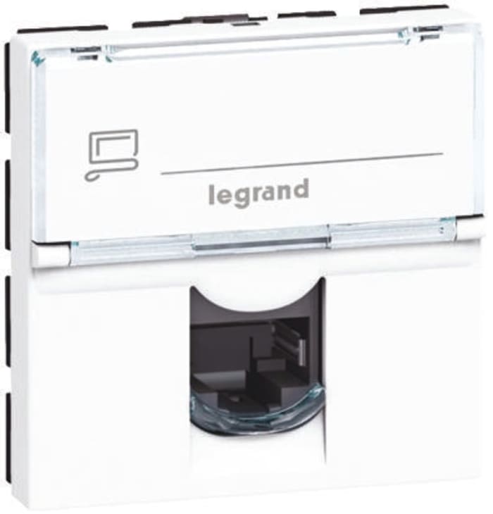 Legrand White Telephone Socket