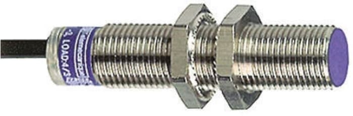 Telemecanique Sensors Inductive Threaded Barrel Proximity Sensor, M12, 2 mm Detection, PNP NO, 12 → 48 V dc