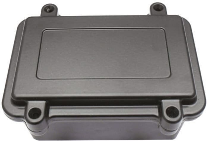 RS PRO Black Die Cast Aluminium Enclosure, IP67, Black Lid, 150 x 100 x 75mm