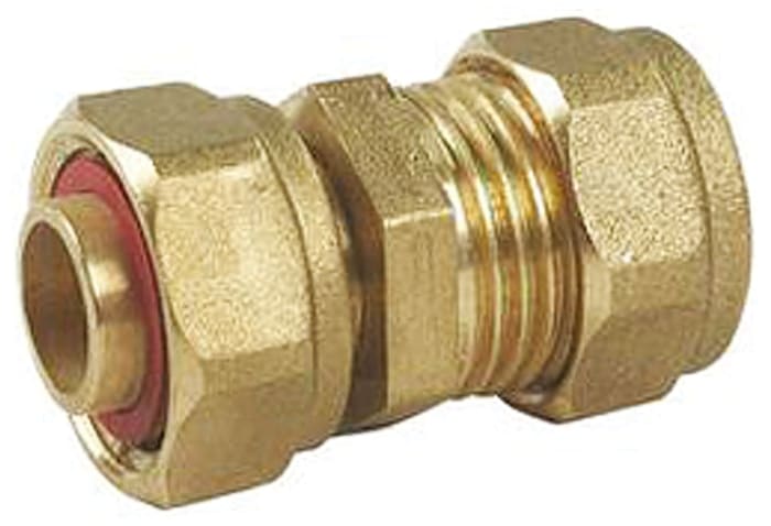 Conex-Banninger Brass Compression Fitting, Straight Coupler