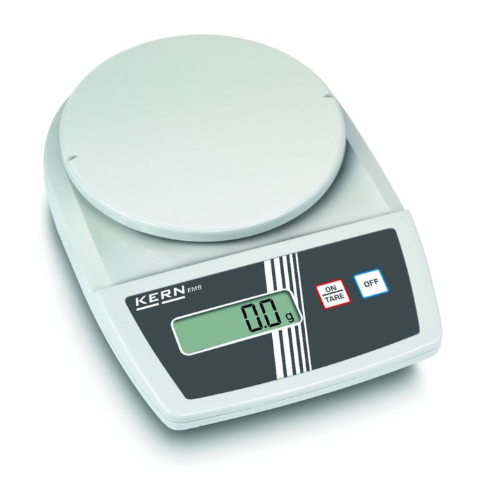 EMB 1200-1 Kern, Kern Weighing Scale, 1.2kg Weight Capacity Type C -  European Plug, Type G - British 3-pin, 700-7008