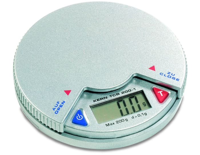 Kern TCB 200-1 Pocket Weighing Scale, 200g Weight Capacity