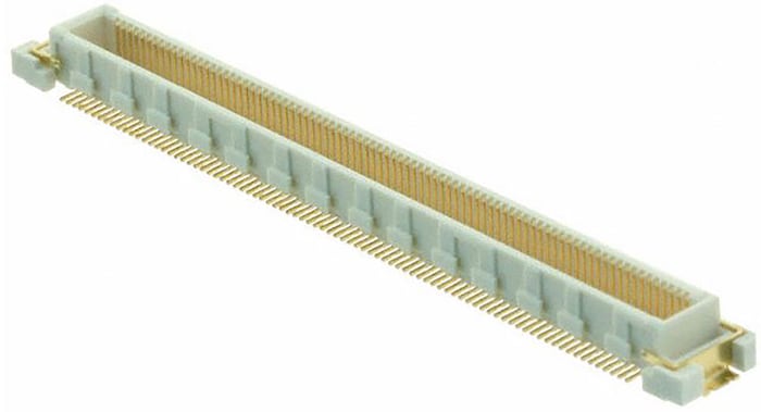 Hirose FunctionMAX FX10 Series Straight Surface PCB Header, 168 Contact(s), 0.5 mm Pitch, 2 Row, Shrouded