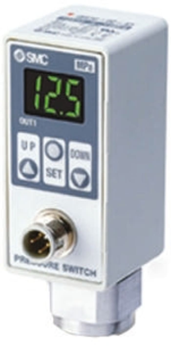 SMC Pressure Switch, G 1/4 0MPa to 1 MPa