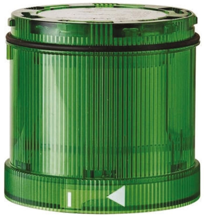 Werma 843 Series Green Steady Effect Beacon Unit, 24 V dc, LED Bulb, DC, IP54