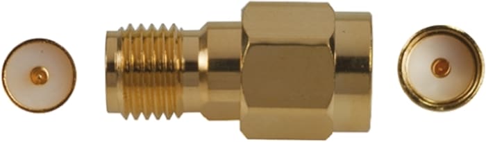 Connecteur RF Amphenol RF SMA Mâle vers SMA Femelle, Droit, 50Ω