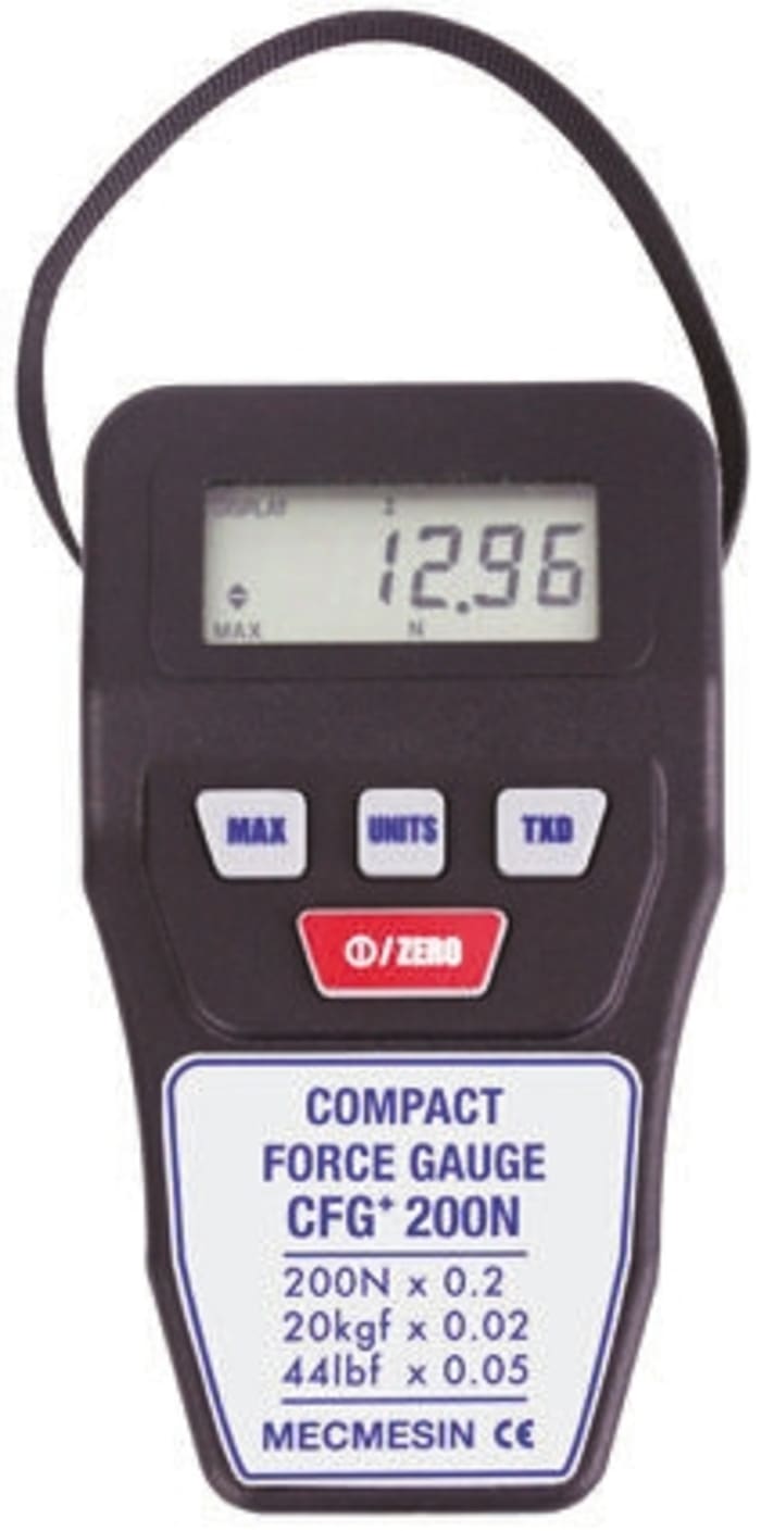 Mecmesin 860-022 Kuvvet Ölçer – Dinamometre, Çözünürlük: 0,02 kgf, 0,05 lbf, 0,2 N, 500Hz, RS232