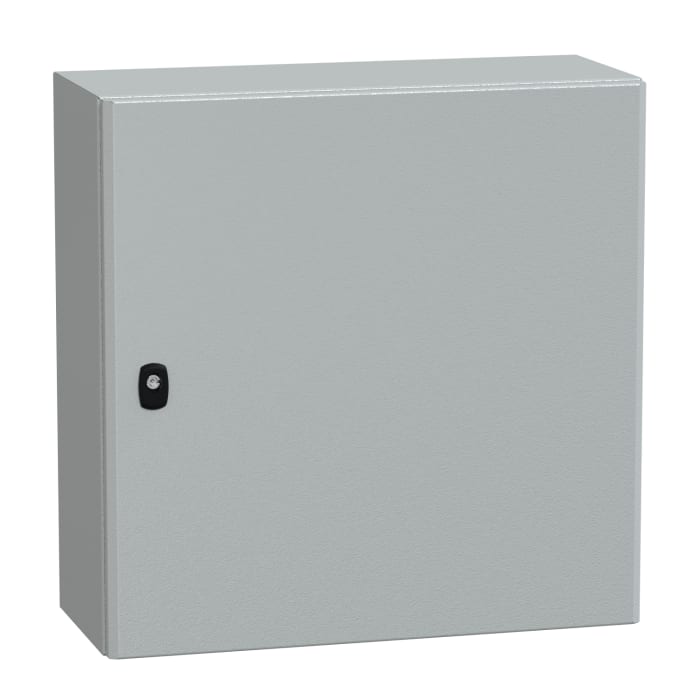 Caja de pared Schneider Electric Spacial S3D de Acero Gris, con placa de montaje, 600 x 600 x 250mm, IP66