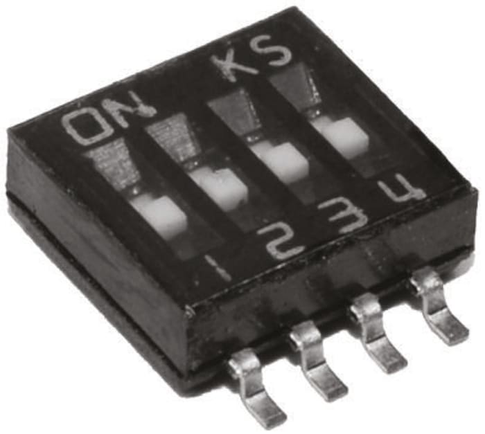 KNITTER-SWITCH 2 Way Surface Mount DIP Switch SPST