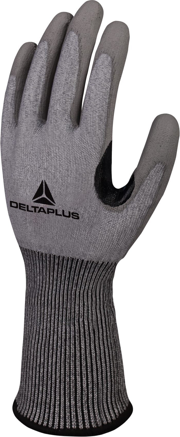 Delta Plus VECUTC02 Grey Polyethylene Cut Resistant Work Gloves, Size 9, Polyurethane Coating
