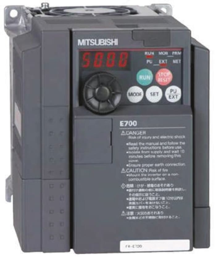 Variateur de fréquence Mitsubishi, 0,75 kW 230 V c.a. 1 phase, 5 A, 0.2 → 400Hz