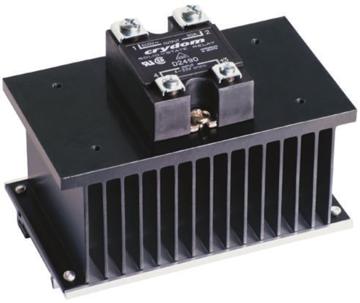 Crydom HS103DR Series Solid State Relay, 55 A Load, DIN Rail Mount, 660 V ac Load, 32 V Control