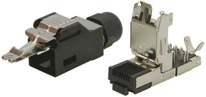 TE Connectivity Male RJ45 Connector, Cable Mount