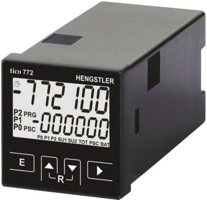 Compteur Hengstler TICO 772 Minutes, Secondes 12→30 V c.c. LCD 6 digits