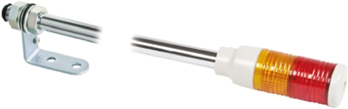 Colonnes lumineuses pré-configurées à LED Feu Fixe, Rouge / Ambre, série Harmony XVC4, 24 V (c.a./c.c.)