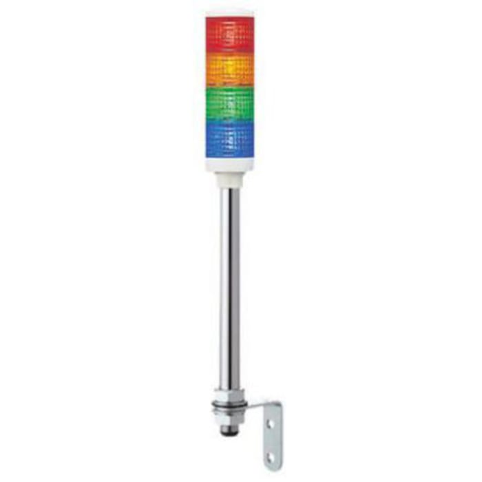 Colonnes lumineuses pré-configurées à LED Feu Fixe, Rouge / Vert / Ambre / Bleu, série Harmony XVC4, 24 V (c.a./c.c.)