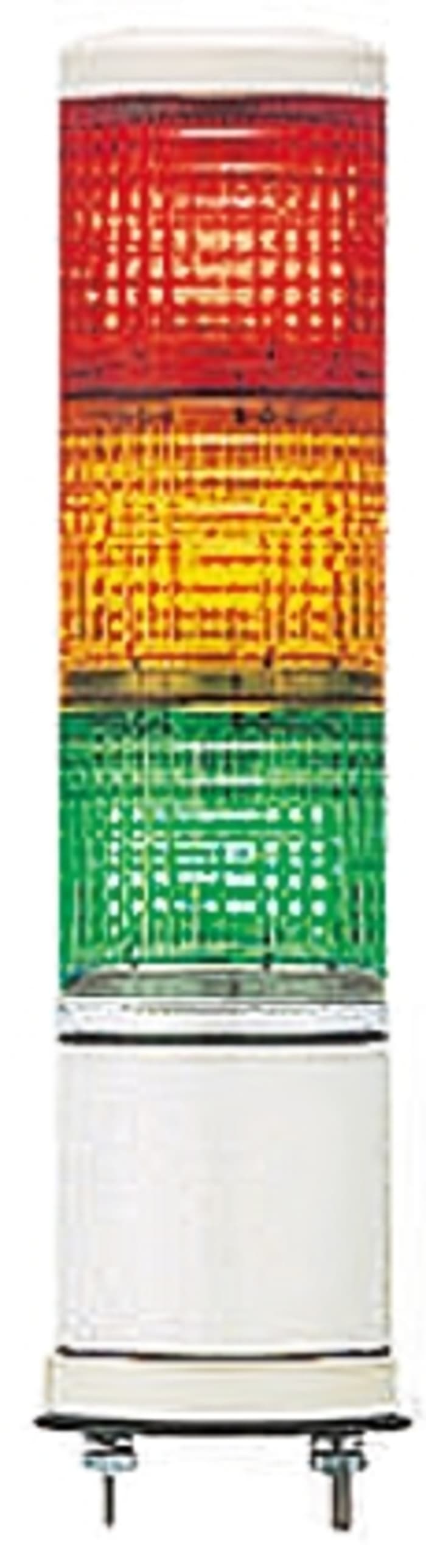 Colonnes lumineuses pré-configurées à LED Feu Fixe, Rouge / Vert / Ambre, série Harmony XVC6, 24 V (c.a./c.c.)