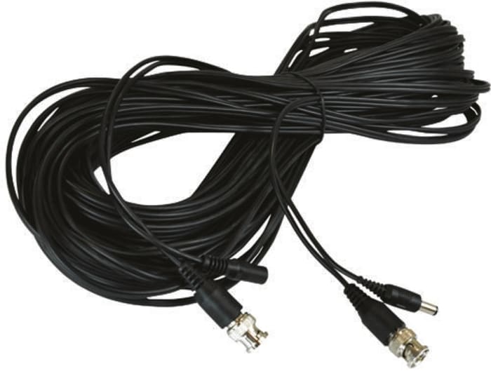 ABUS CCTV Cable for use with All Cameras with BNC jack (female) and Voltage connection (male)