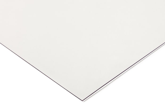 RS PRO Clear Plastic Sheet, 1250mm x 1250mm x 8mm