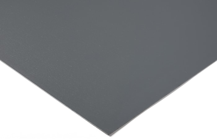 RS PRO Grey Plastic Sheet, 1000mm x 1000mm x 9mm