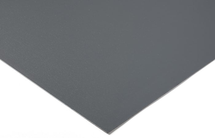 RS PRO Grey Plastic Sheet, 1000mm x 1000mm x 12mm