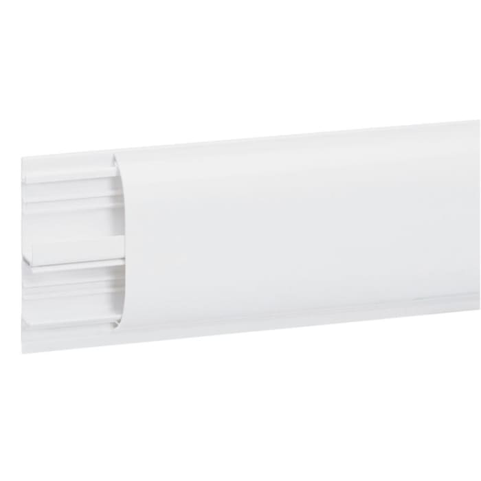 Legrand White Skirting Trunking, W80 mm x D20mm, L2m, PVC