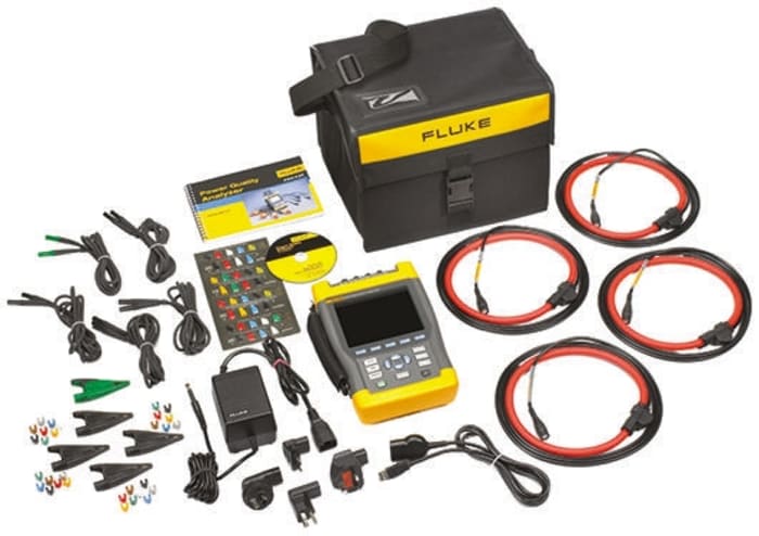 Analyseur de puissance 434 Fluke, 3 phases, puissance maximale de 20mVA