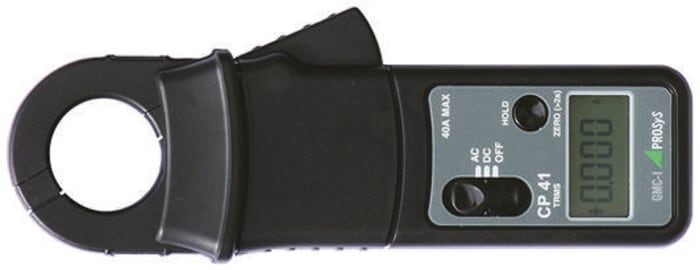 GMC-I Prosys CP41 Clamp Meter, 40A dc, Max Current 40A ac CAT III 300V