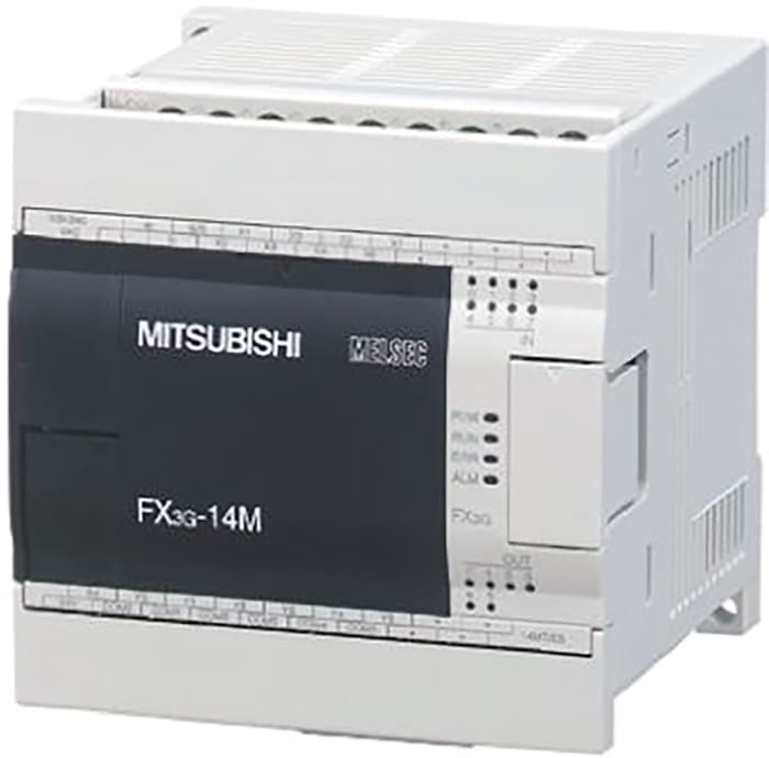Módulo lógico Mitsubishi Electric FX3G, 100 → 240 Vac, 8 entradas tipo Disipación, fuente, 6 salidas tipo Relé