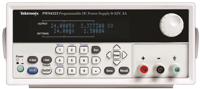 Tektronix PWS4305 Laboratuvar Tipi Güç Kaynağı, Dijital, Çıkış Gücü: 150W, 30V