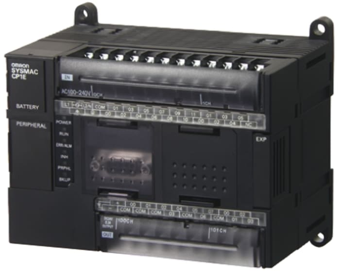 Omron CP1E Series PLC CPU for Use with CP1E Series, Transistor Output, 12-Input, Pulse Input