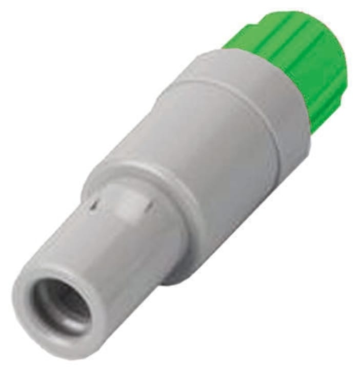 LEMO Circular Connector, 8 Contacts, Cable Mount, Plug, Male, IP50, Redel P Series
