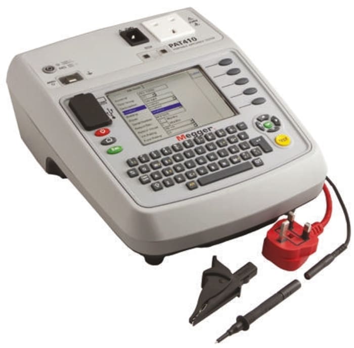 Megger PAT410 PAT Tester, Class I, Class II Test Type