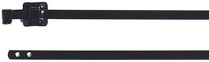 HellermannTyton Cable Tie, Releasable, 630mm x 10.3 mm, Black Polyester Coated Stainless Steel, Pk-50