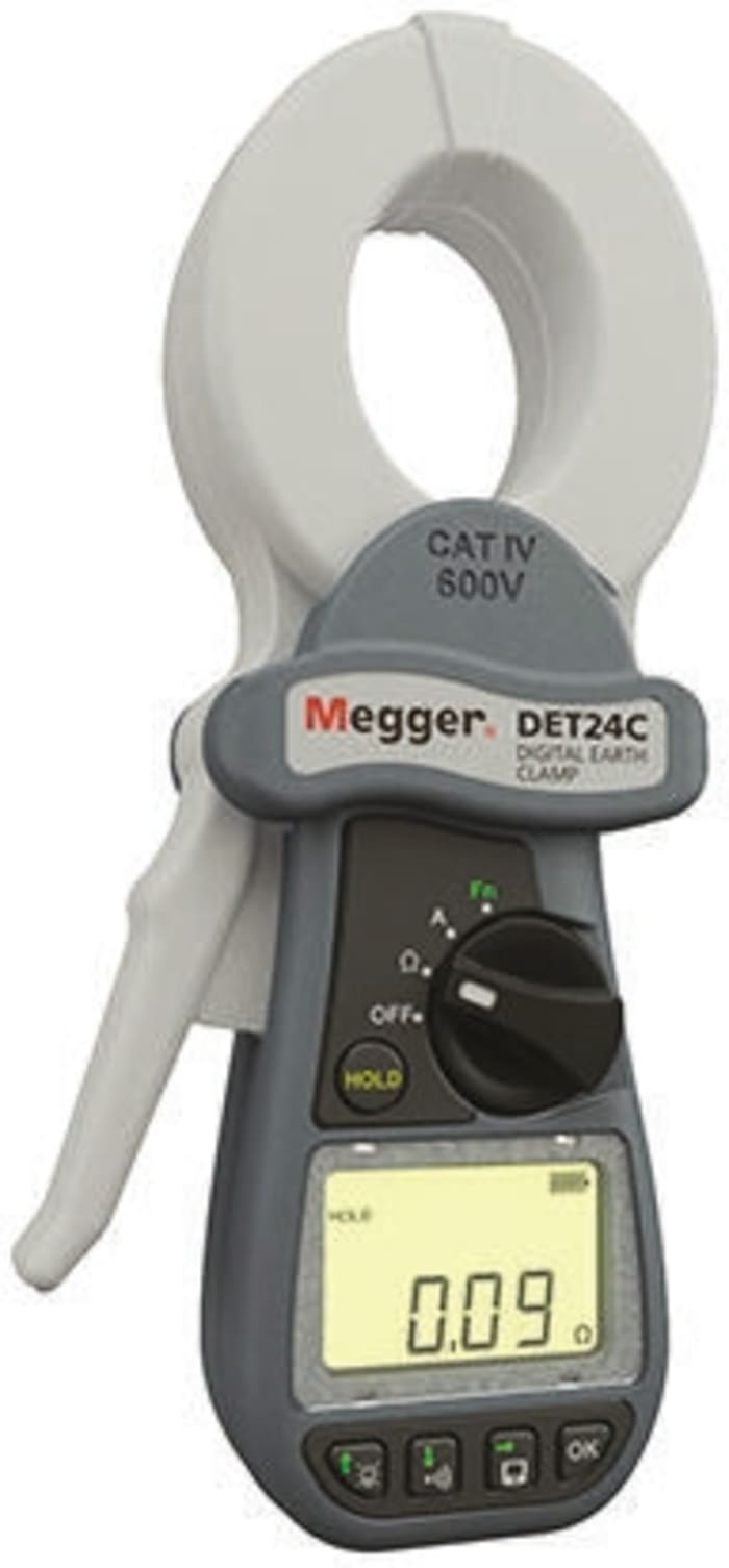 Testeur de résistance de terre DET24C Megger, LCD