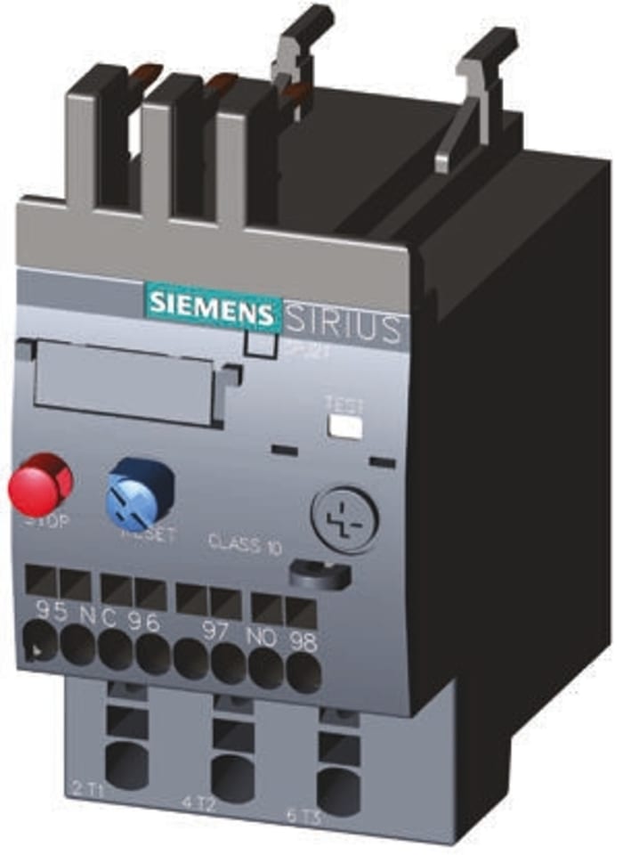 3RU21161DC0 Siemens Siemens 3RU Overload Relay 1NO + 1NC, 2.2 → 3.2