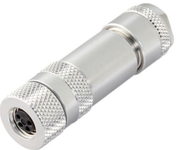 Conector circular binder Enchufe M8 serie 768 de 3 vías Hembra, tamaño carcasa 12 mm, Cable, IP40