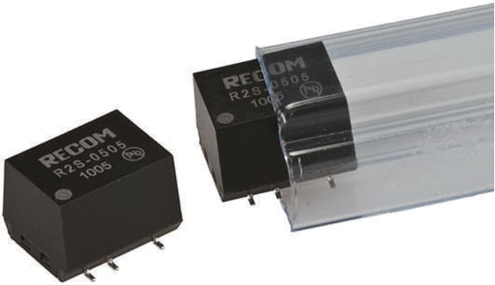 Convertidor dc - dc aislado 2W, Salida 5V dc, 400mA, ±15%