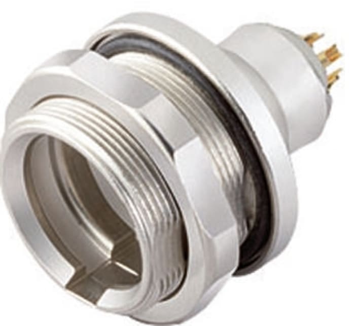 binder Circular Connector, 8 Contacts, Panel Mount, Socket, Male