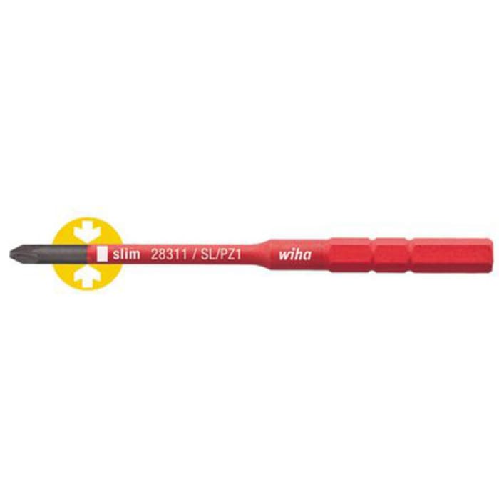 Wiha Bit-Set Pozidriv PZ1 – 10-tlg. In Praktischer Box Für Schraubarbeiten