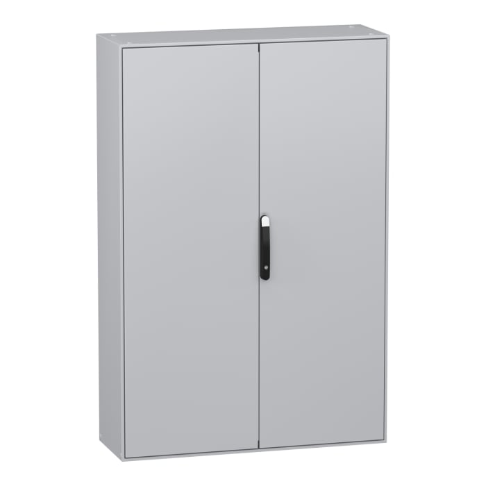 Schneider Electric PanelSeT SM Series Steel Double-Door-Door Floor Standing Enclosure, Opaque Door, IP55, 1800 x 1000 x