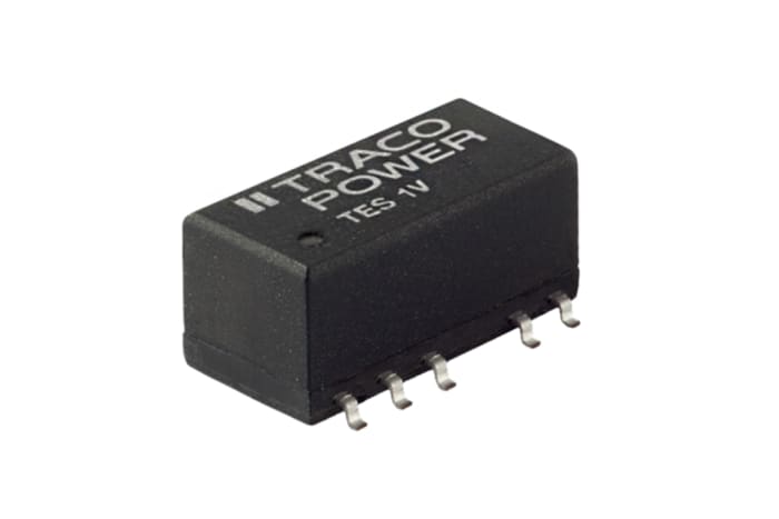 TRACOPOWER TES 1V DC-DC Converter, ±15V dc/ ±34mA Output, 21.6 → 26.4 V dc Input, 1W, Surface Mount, +85°C Max