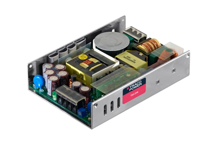 TRACOPOWER Switching Power Supply, TXH 240-112, 12V dc, 20A, 240W, 1 Output, 120 → 370 V dc, 90 → 264 V